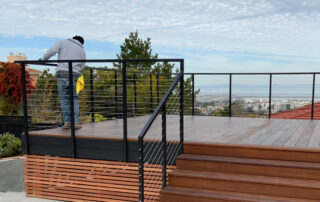 how we plan a cable railing system for your deck