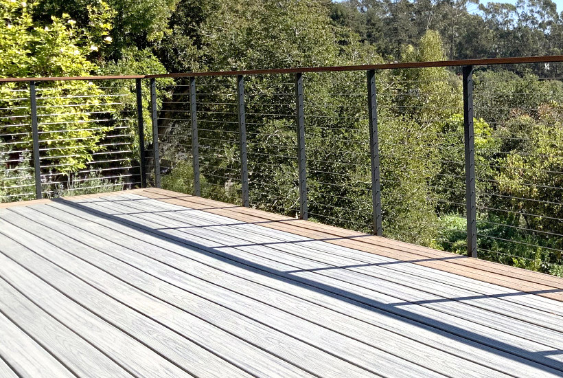 are cable railings a good idea for wrap around decks?