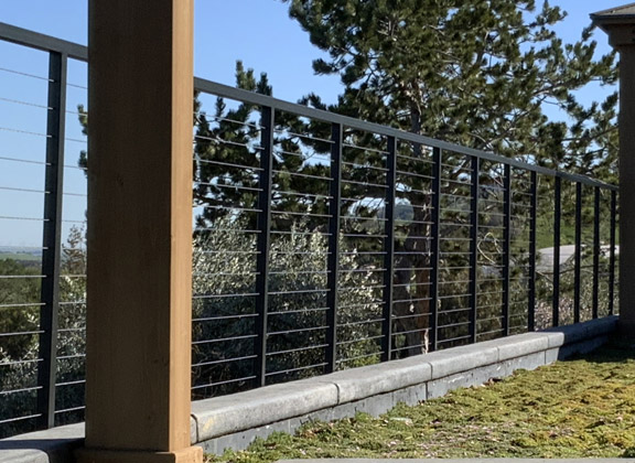 our team finished a cable railing installation in Torrance